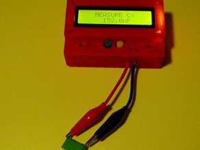 lc meter case electronics component tester lc-100s openscad 3d print model - Mito3D
