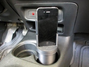 cup holder iphone dock gadgets mobile 3d print model - Mito3D