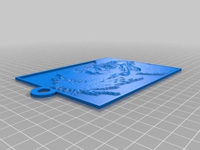 break ya kneck 2d art customized 3d print model - Mito3D
