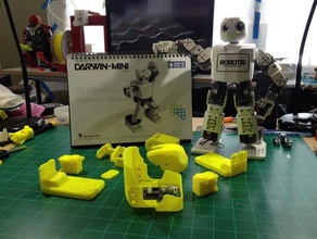 robotis darwin-mini robotics 3d print model - Mito3D