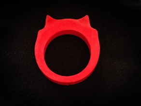 diabo anel anéis jóias 3d print model - Mito3D