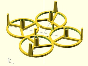 flexbot airframe mk rc vehicles drone quadrocopter 3d print model - Mito3D