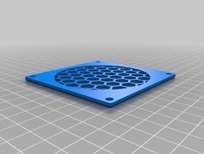 80mm 2mm thick fan guard parts customized 3d print model - Mito3D