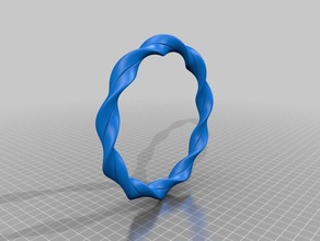 braccialetto bracciali curvatu curvatue curvatura la curva curve 3d print model - Mito3D