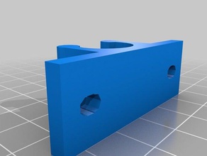 simple door catch replacement parts openscadtutorial 3d print model - Mito3D