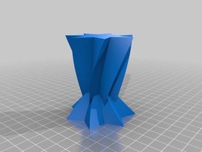 seth Doppel-konische vase Container angepasst 3d print model - Mito3D