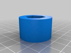 m35 perno hexagonal de cubiertas del soporte la tienda construcción los juguetes blatt hexbolt todd zenix 3d print model - Mito3D