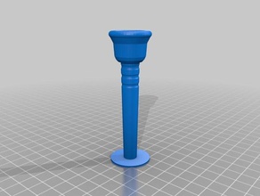 lizs trumpet mouthpiece music busted lip customized mouth pie piecee 3d print model - Mito3D