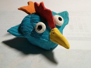 kil tavuk hayvanlar tarama 3d print model - Mito3D