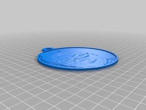 meine angepasste polygonale framemia suittonlithophane Kunst 3d print model - Mito3D