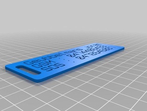 duiklabel organizasyon özelleştirilmiş 3d print model - Mito3D