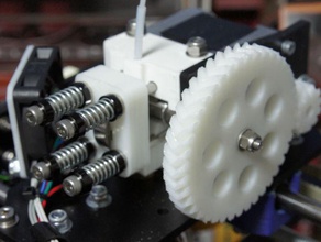parametric herringbone gear set orca extruder v10v10b 3d printer parts 3d print model - Mito3D