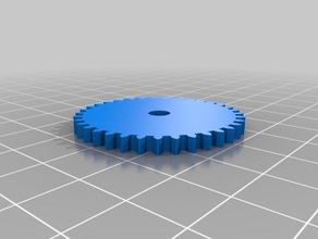 fixed 36 tooth gear parts customized 3d print model - Mito3D