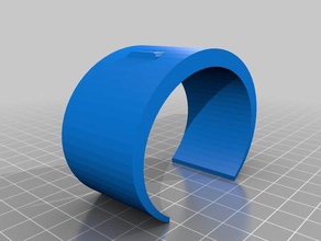 meine angepasste fitbit flex-Bogen-band aktualisiert Armbänder 3d print model - Mito3D
