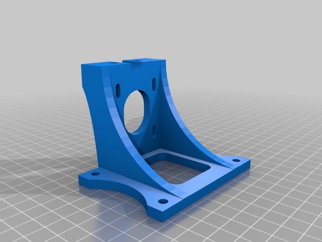 parametrico inferiore supporti motore ao mendelmax stampanti 3d parti ao-100 ao-101 estrusione asse z 3D print model - Mito3D