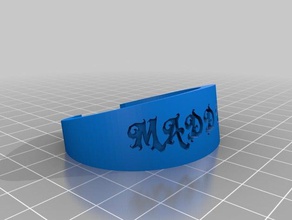 maddie pulseiras personalizado 3d print model - Mito3D