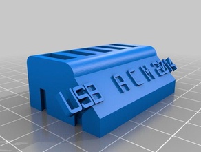 benim usb stick, sd kart holder2014 özelleştirilmiş organizasyon 3d print model - Mito3D