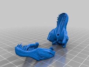 t-rex collier pendentif bijoux dinosaure trex trexremix 3d print model - Mito3D