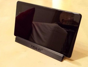 nexus 7 stand tablet ipad 3d print model - Mito3D