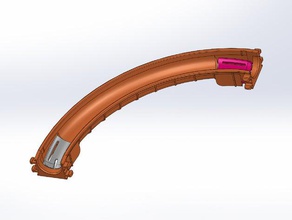 rokenbok dentro da curva rampa de engenharia haste 3d print model - Mito3D