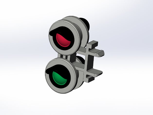rokenbok signal light engineering 3D print model - Mito3D