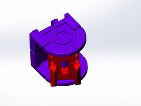 rokenbok charnière bloc ingénierie 3d print model - Mito3D