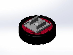 rokenbok ek tekerlek üzerinde mühendislik 3d print model - Mito3D