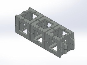 rokenbok la mitad de viga ingeniería 3d print model - Mito3D
