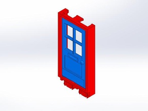 rokenbok kapı mühendislik 3d print model - Mito3D