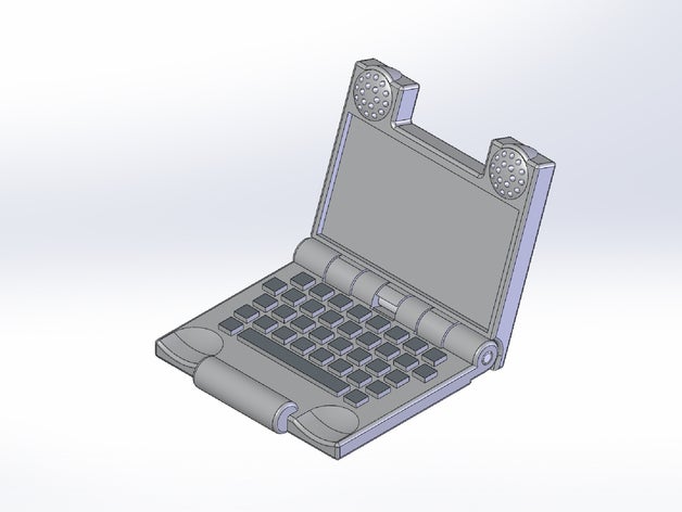 rokenbok laptop engineering 3D print model - Mito3D
