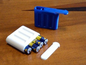 boitier Haufen Batterien tool Inhaber Boxen 3d print model - Mito3D