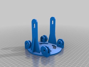 mi personalizados rodillo de anillo universal filamentos soporte bobina 3d la impresora accesorios 3d print model - Mito3D