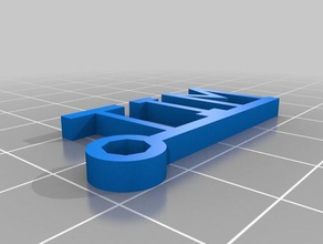 tim Schlüsselanhänger angepasst 3d print model - Mito3D