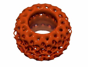 corail mathématiques art organique de voronoi 3d print model - Mito3D