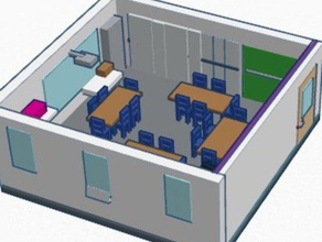 21lindsayos sınıf okulu 3d baskı 3d print model - Mito3D