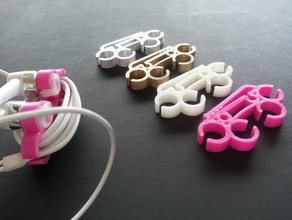 baby knuckleduster earplug organizer gadgets cord headset knucklebu storage wire 3d print model - Mito3D