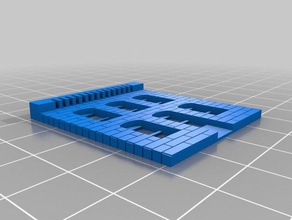 mon personnalisée de la construction modulaire des bâtiments structures 3d print model - Mito3D