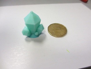 kristalleri sanat minyatür sahne masa 3d print model - Mito3D