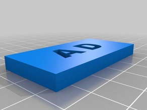 anuncio de la insignia 3d impresora partes 3d print model - Mito3D