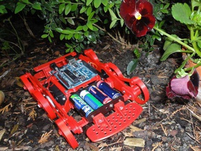 repwalker mutant ra04 robotics arduino shellmo walking robot toy 3d print model - Mito3D