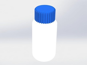 borraccia con tappo Flasche Wasser sport im freien 3d print model - Mito3D