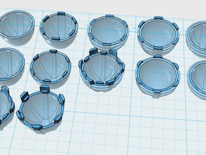 rotonda principale di prua e coni 18 stili 160 scala modelli robot 3d print model - Mito3D