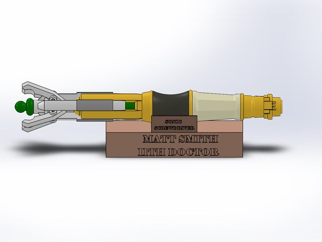 sonic screw driver stand hobby props 3D print model - Mito3D