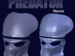 predator máscara hd remix el traje suave 3d print model - Mito3D