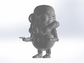 storm trooper minion jouet jeu accessoires de star wars stormtrooper chose 3d print model - Mito3D