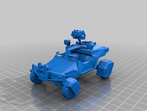 l'espace interstellaire jarhead buggy de conversion les jouets jeux 28mm 40k un spacemarine guerre wargaming warhammer wh40k 3d print model - Mito3D
