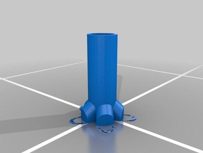 il mio personalizzato campana sifone, tubo di livello superiore dell'imbuto all'aperto giardino 3d print model - Mito3D