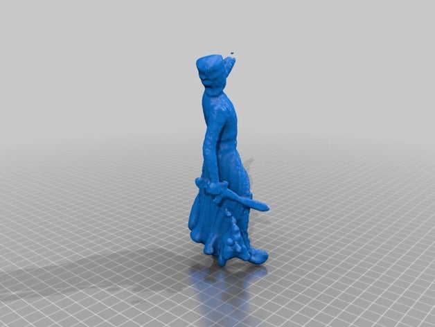 crusader Kunst makerbotdigitizer scan 3D print model - Mito3D