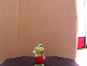 frog art makerbotdigitizer scan 3d print model - Mito3D