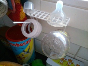 baby Flaschenhalter schoppenhalter Küche Essen botle nuggi trockner 3d print model - Mito3D